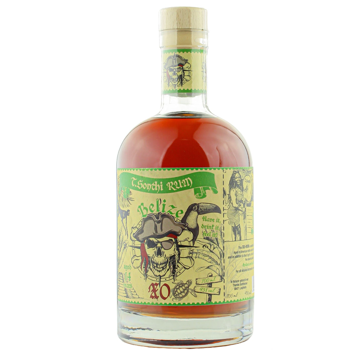 T-Sonthi XO Rum Belize - 700ml