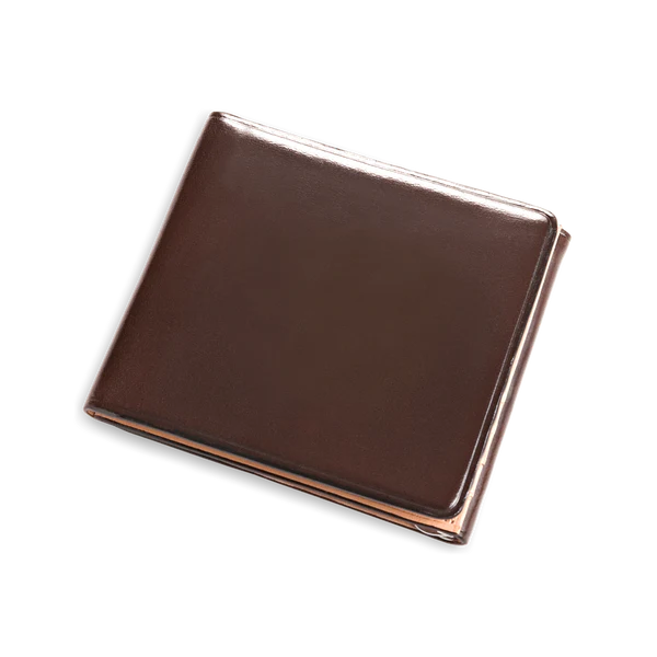 Tri-Fold Bill Clip Wallet - Braun