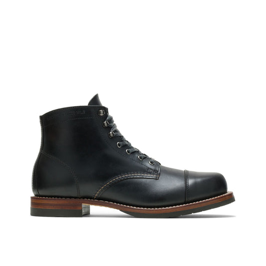 1000 miles cap toe wolverine boot black