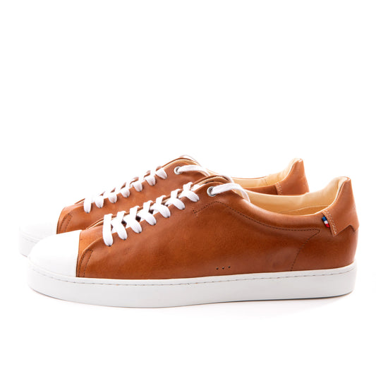 Sessile Abelia leather sneaker camel