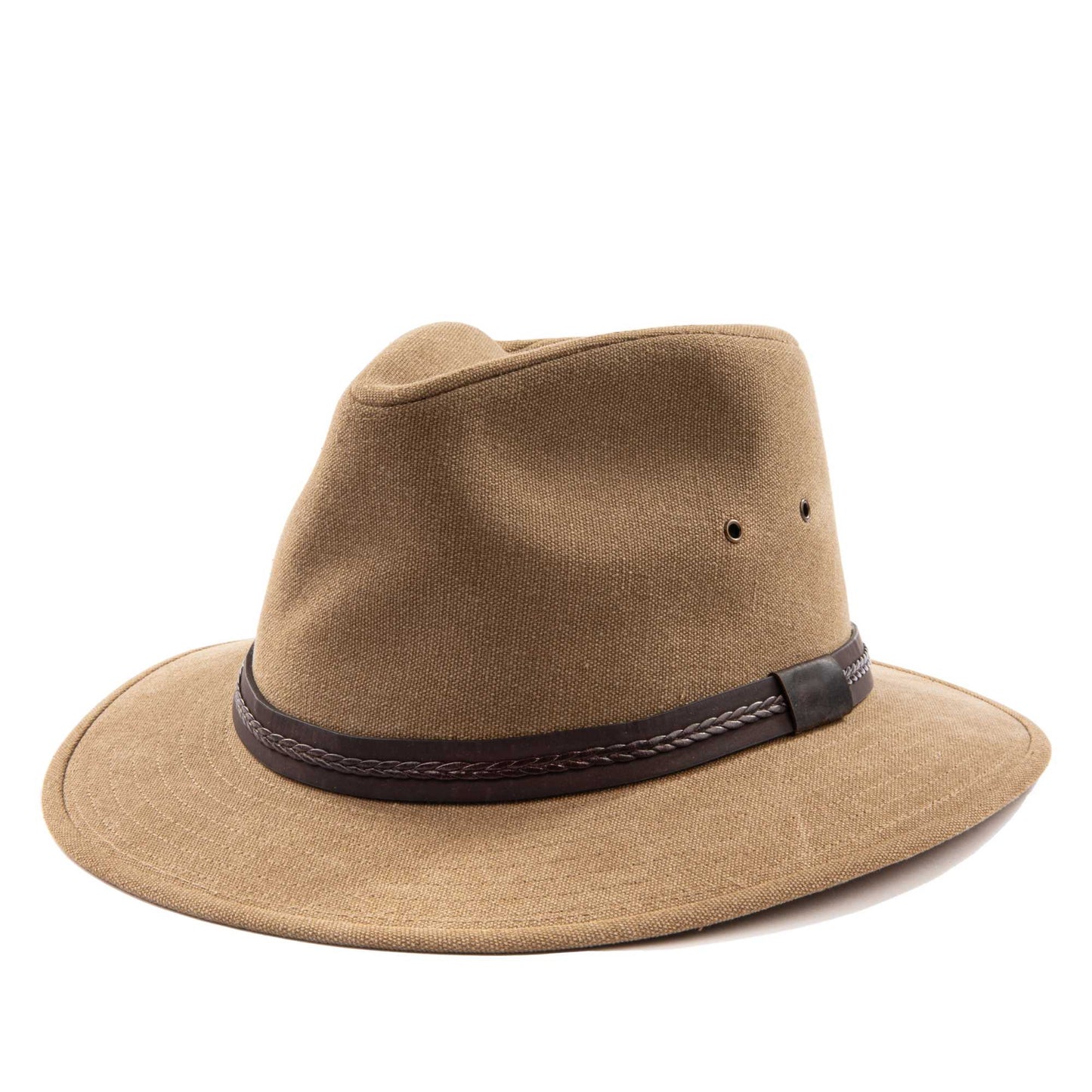 Faustmann Fedora hat, Cotton Canvas - Natural