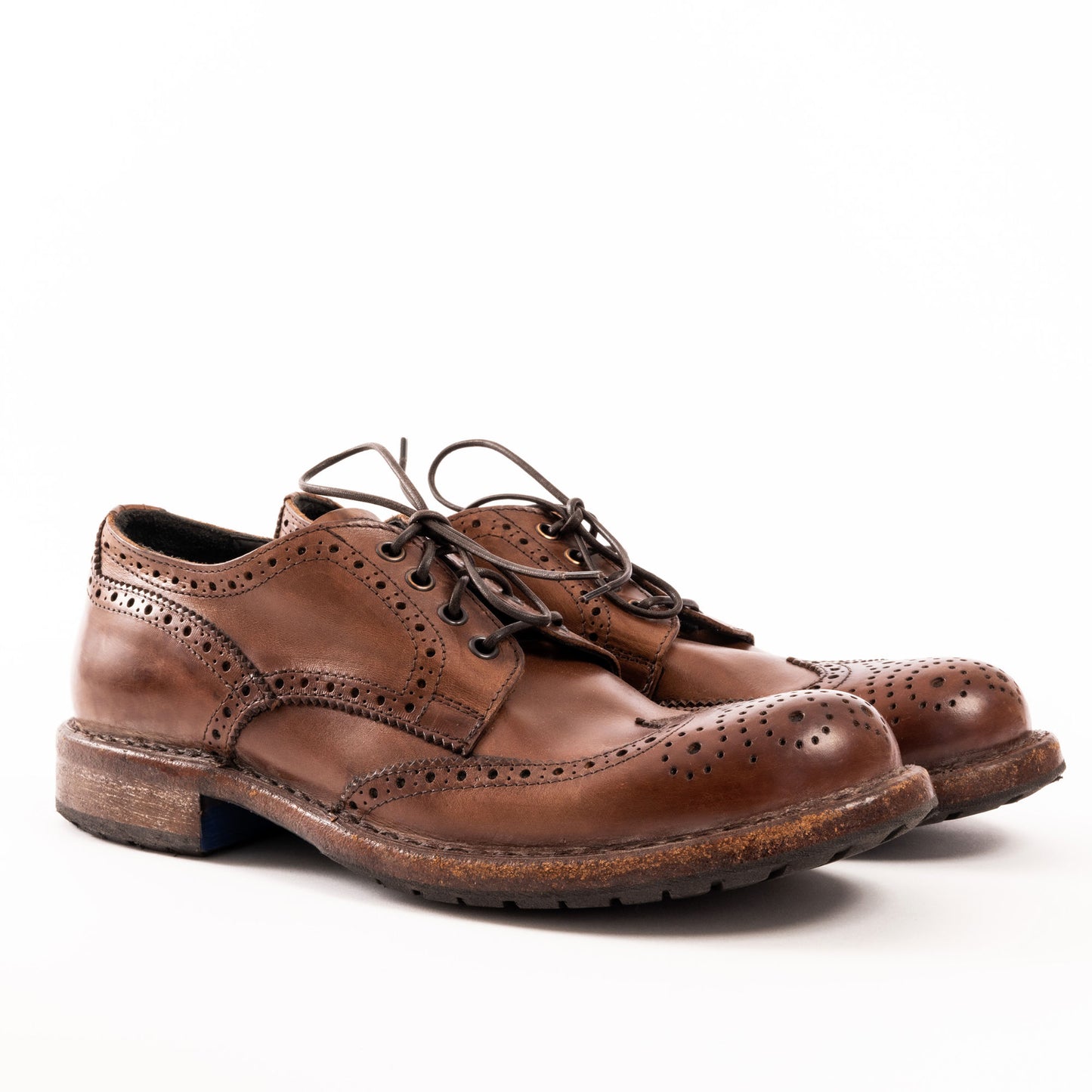 Moma Brogue Schoe - Copper Waxed