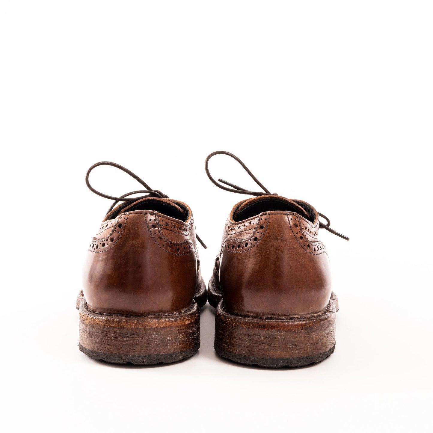 Brogue Schoe - Kupfer gewachst
