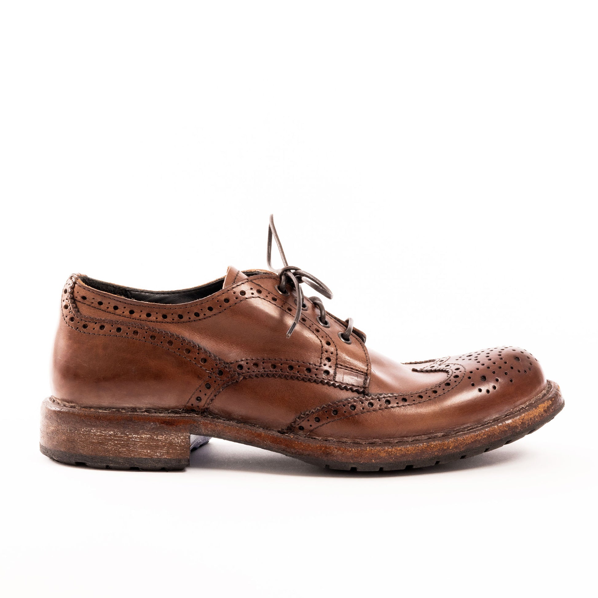 Moma Brogue Schoe - Copper Waxed