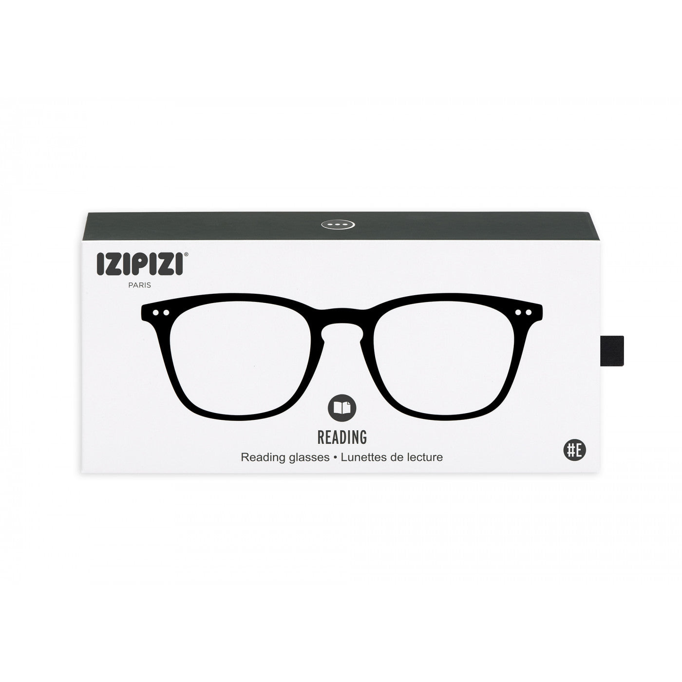 #E READING Glasses - Black