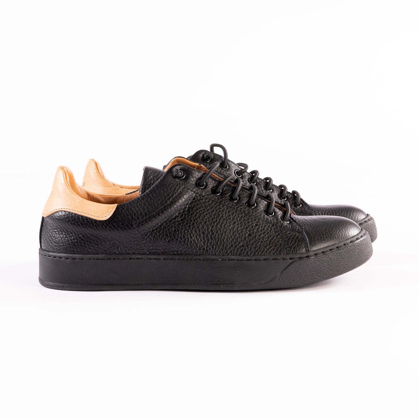 Leather Sneaker Reindeer - All Black