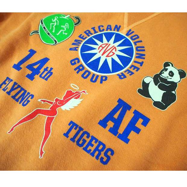 Crew Neck "14th Air Force" BR69066 - Orange