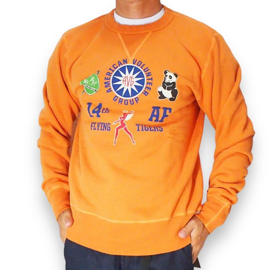 Crew Neck "14th Air Force" BR69066 - Orange