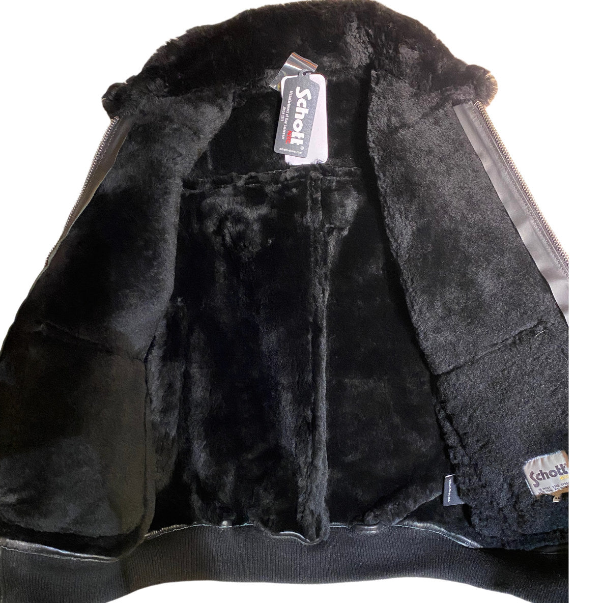 A-2 Sheepskin flight jacket - All Black