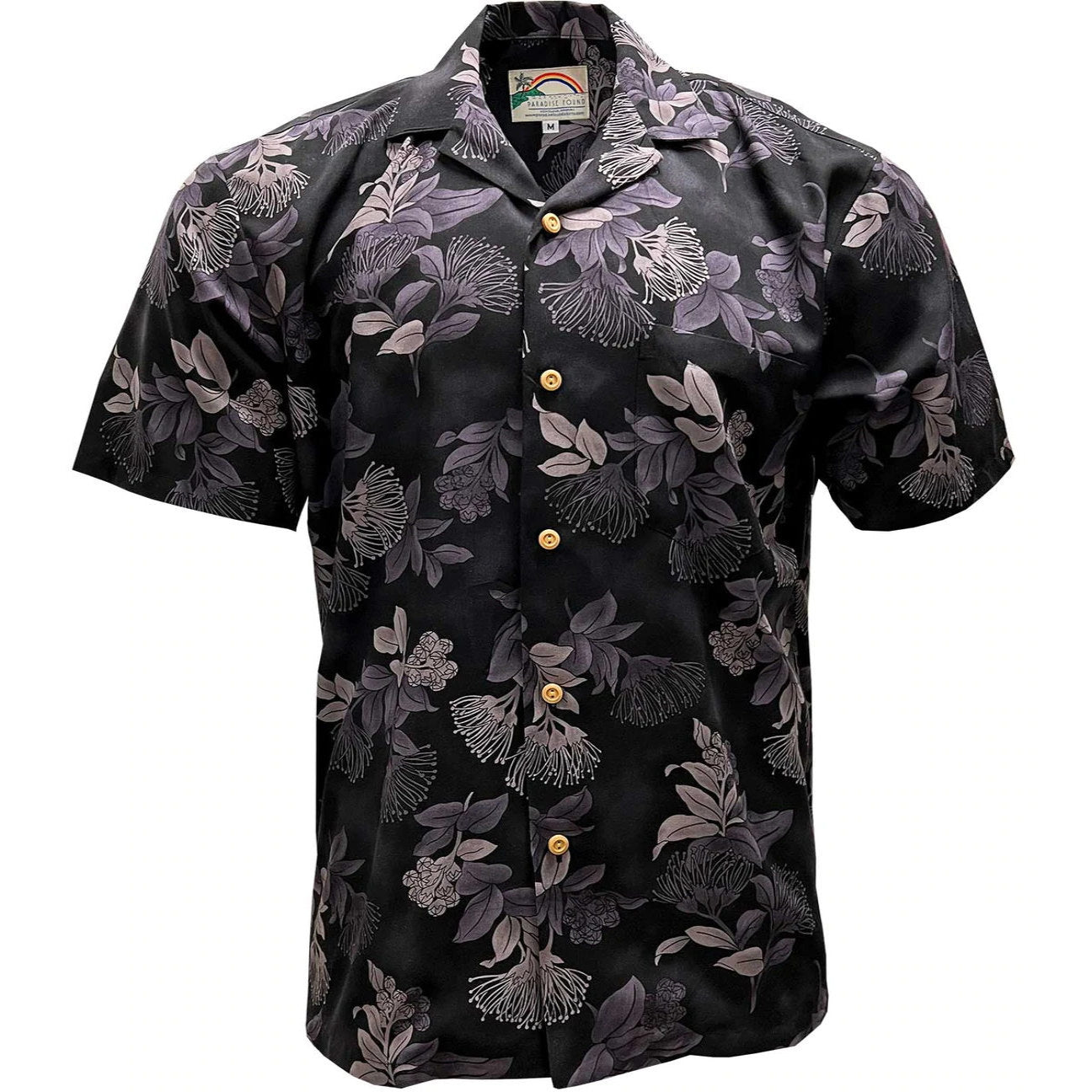 Paradise Found Hawaii Shirt Ohia Black